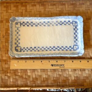Blue and White grey willow Tray